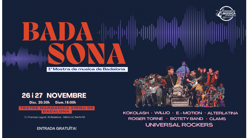 El Concurs de Música de Badalona presenta el BADASONA