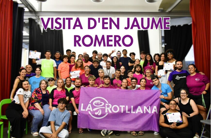 ACABEM L’ESTIU AMB LA VISITA D’EN JAUME ROMERO 